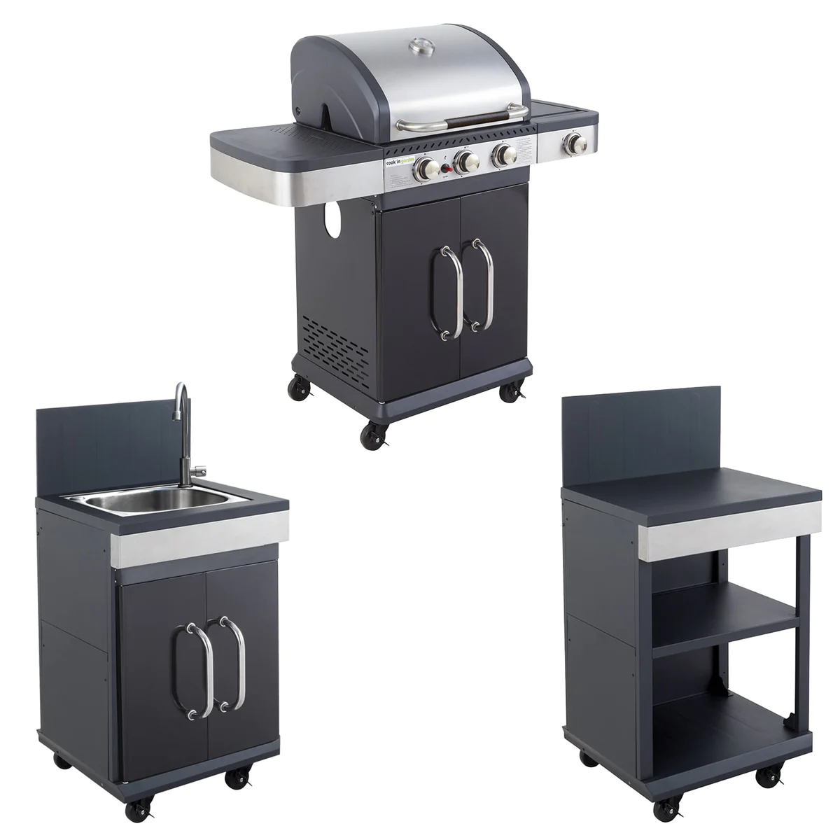 Cuisine extérieure modulable FIDGI 3 Cook'in Garden