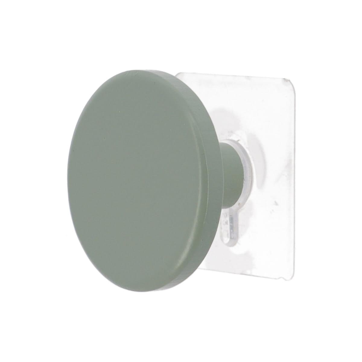 PATERE BAMBOU D.6.5CM PEINT SUR STICKER KAKI