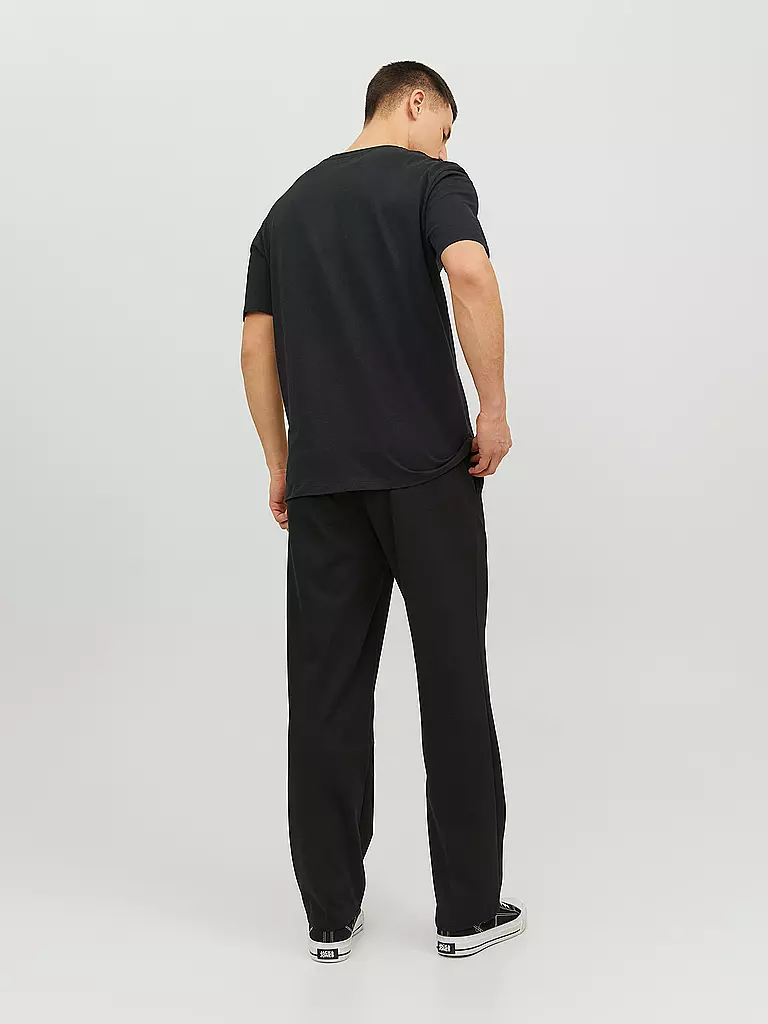 JACK & JONES T-Shirt  JJEJOSH schwarz