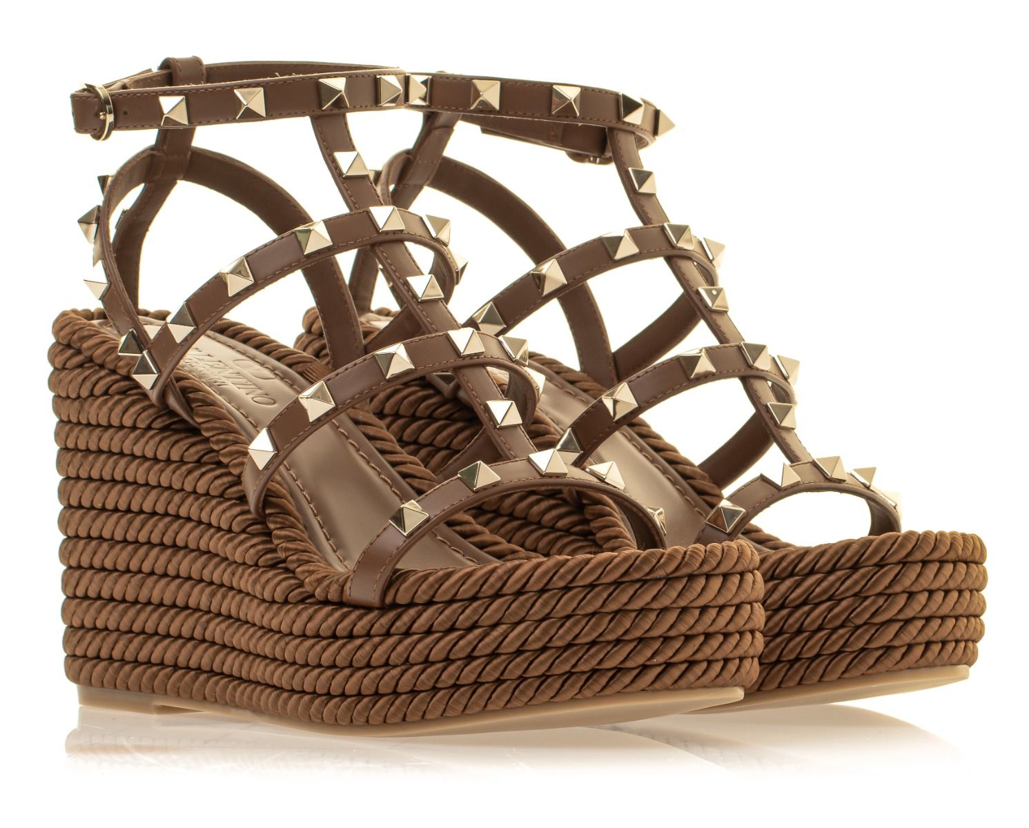 Valentino Garavani Rockstud Espadrillas Wedge