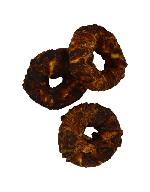 Timo Runder Kauwdonut - Hondensnacks - Eend 7 cm 70 g 1 stuk