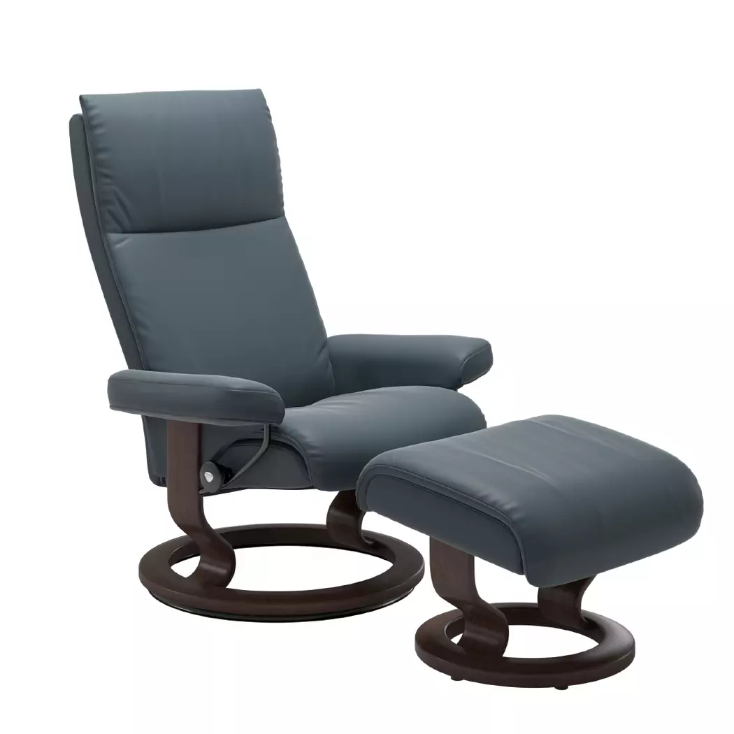 Sessel mit Hocker Aura Classic