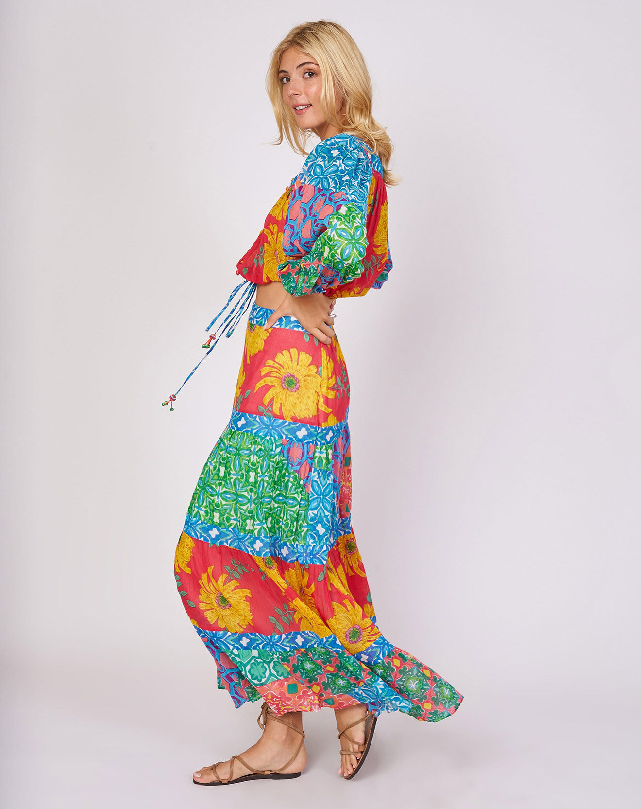 Derhy Jupe Fox-Trot imprimée fuchsia