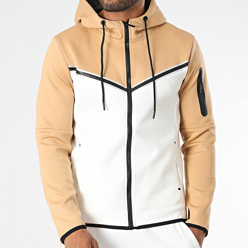 Ensemble De Survetement Camel Blanc