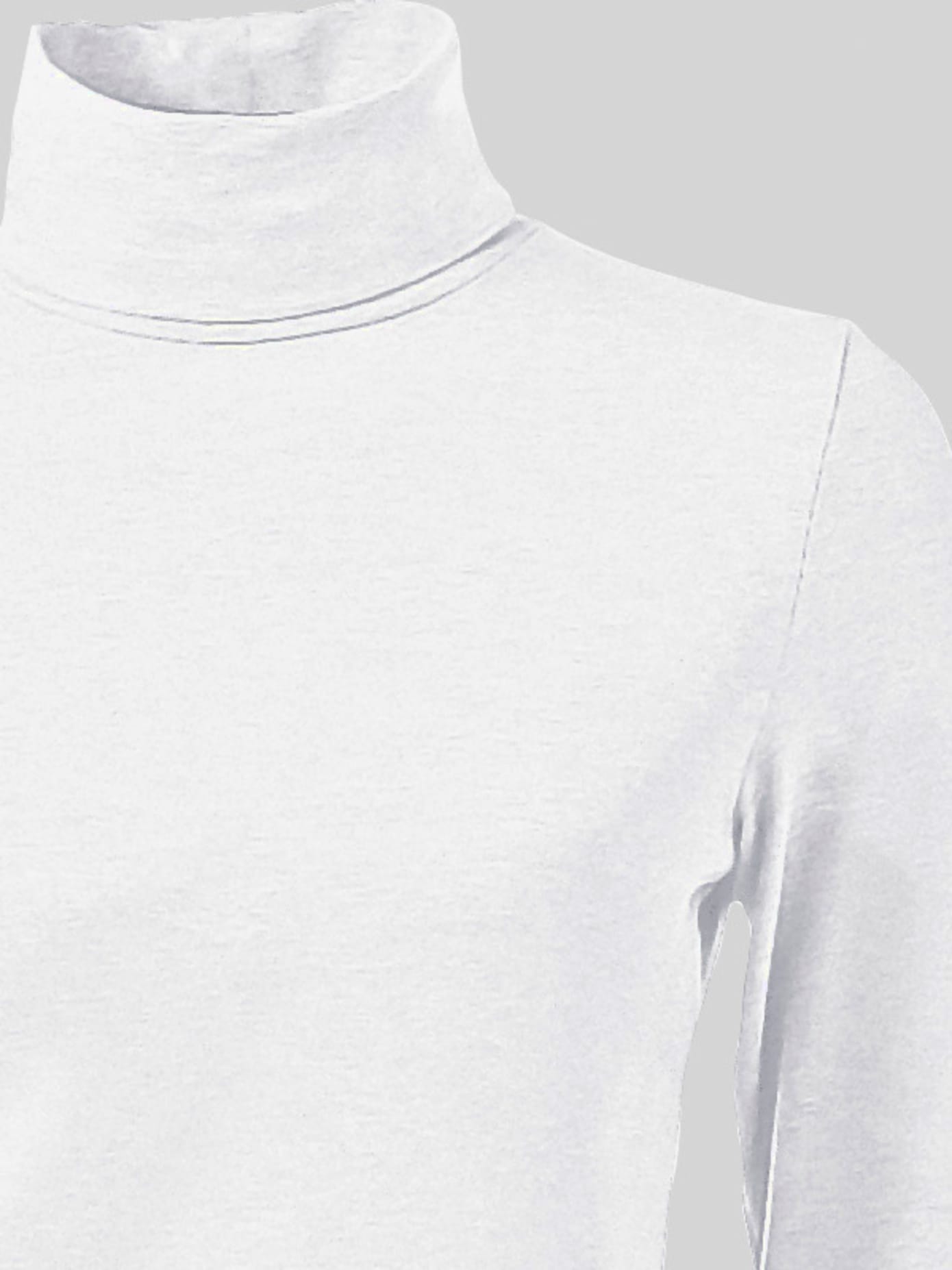 T-shirt col roulé basique incontournable avec col roulé