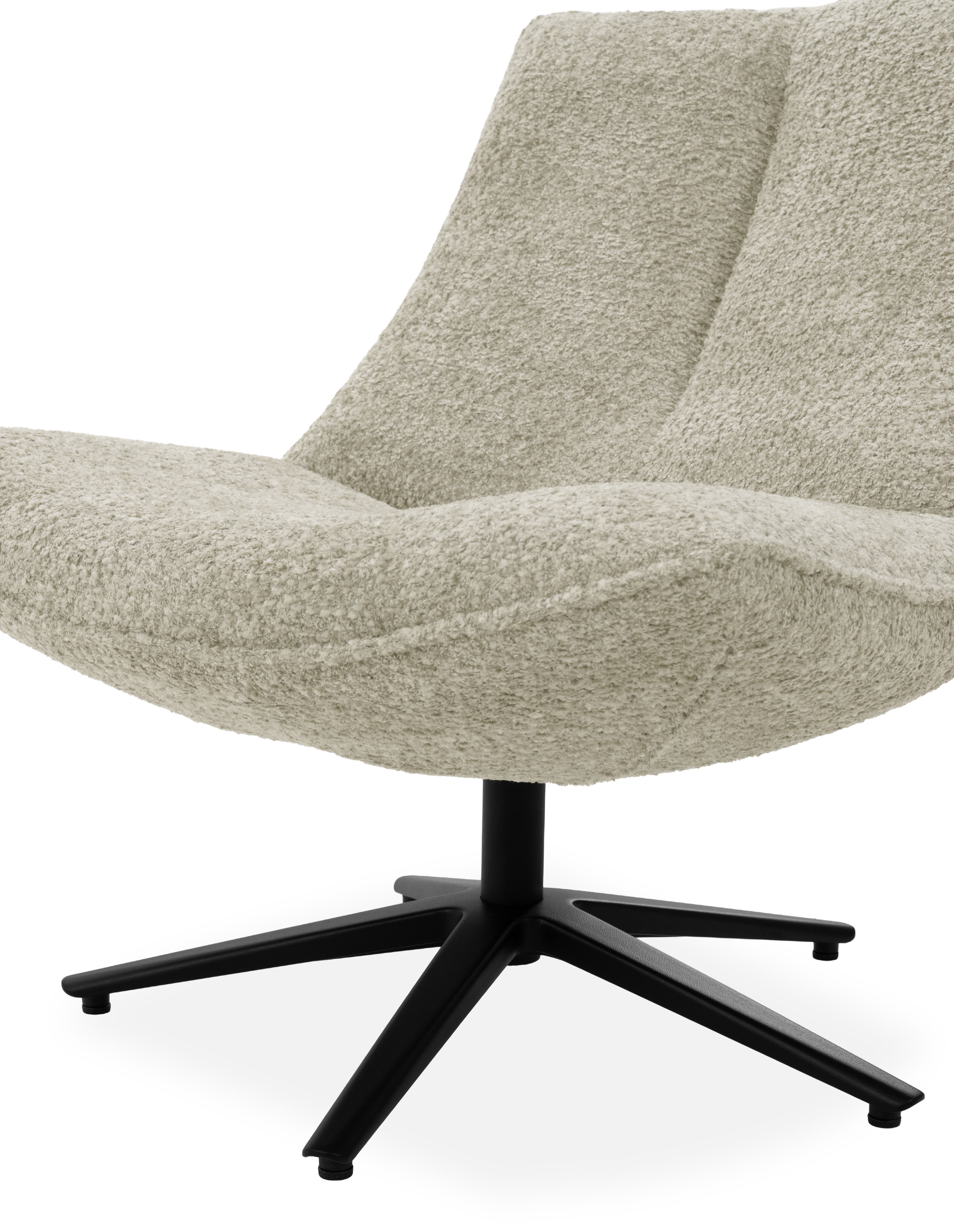 Draaifauteuil Catleen B83 x D83 x H76 cm