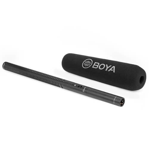 BOYA Mikrofon Shotgun Medium BY-PVM3000M Kondensator XLR