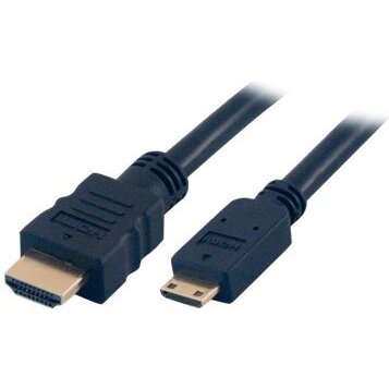 MCL 2m HDMI câble HDMI HDMI Type A (Standard) HDMI Type C (Mini) Noir