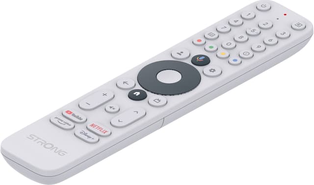 Strong Leap S3+V2 Google TV Box 4K UHD streaming-enhed (hvid)