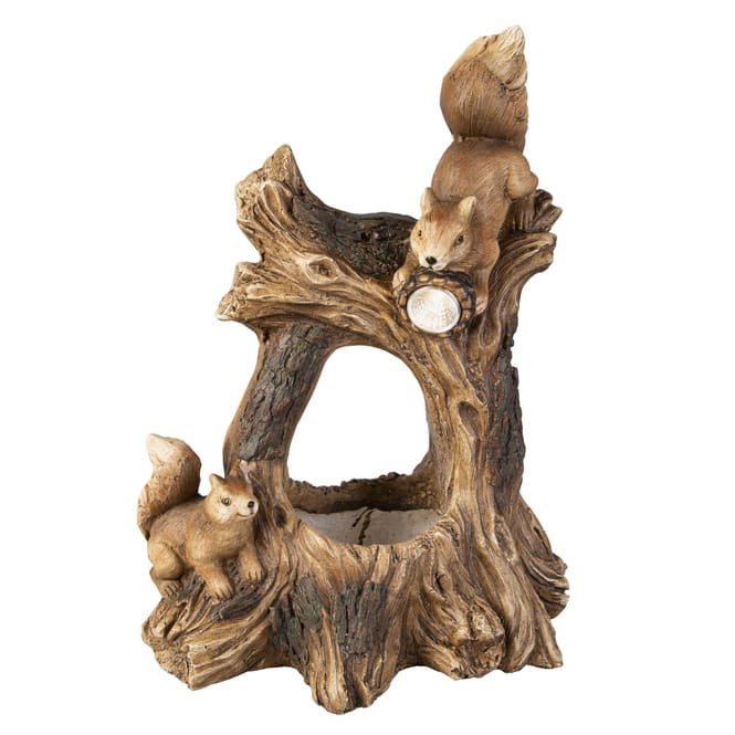 Pflanzgefäß - Baumstamm - aus Magnesia - ca. 32,5 x 22 x 42,5 cm