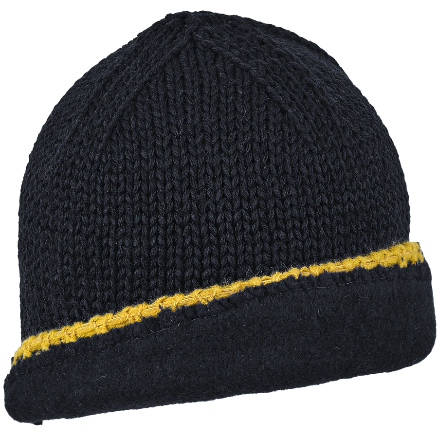 Sterntaler Strickmütze Kontrast marine