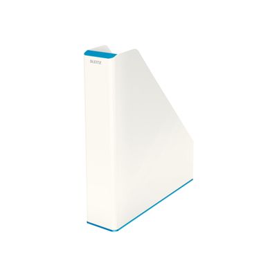 Leitz WOW - Porte-revues blanc/bleu