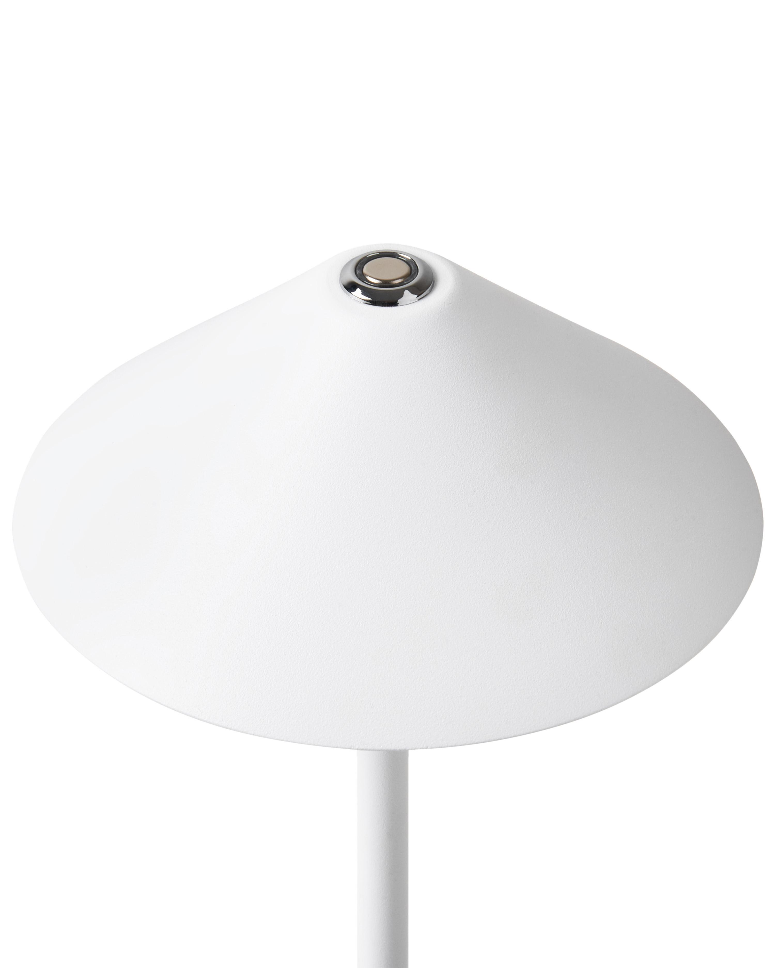 LED draadloze tafellamp FRANCOLI met dimmer Metaal Wit