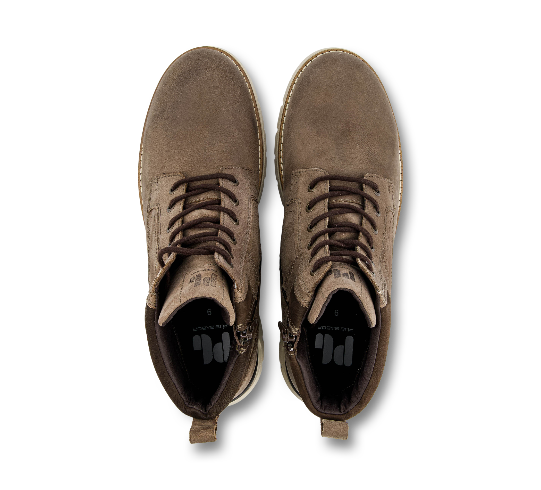 Pius Gabor Schnürboots beige/taupegrau