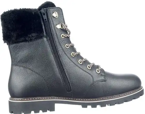 D8481-02 Remonte zwart - maat 38 veterboot zwart - maat 38 Calandschoen