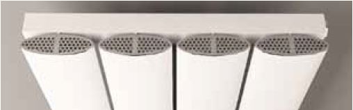Eastbrook Malmesbury design radiatorrooster Chroom 28cm