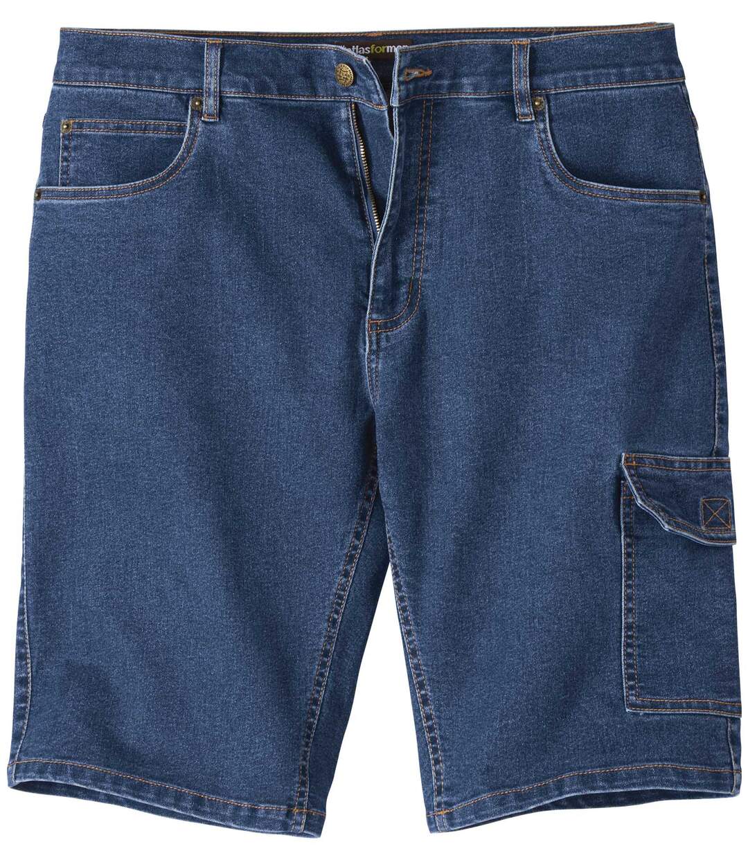 Bermuda Cargo en Jean Stretch Léger