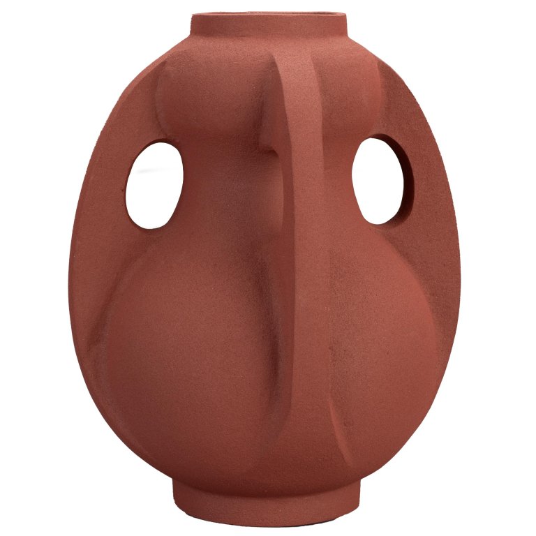 Dutchbone Thiago vaas medium terra