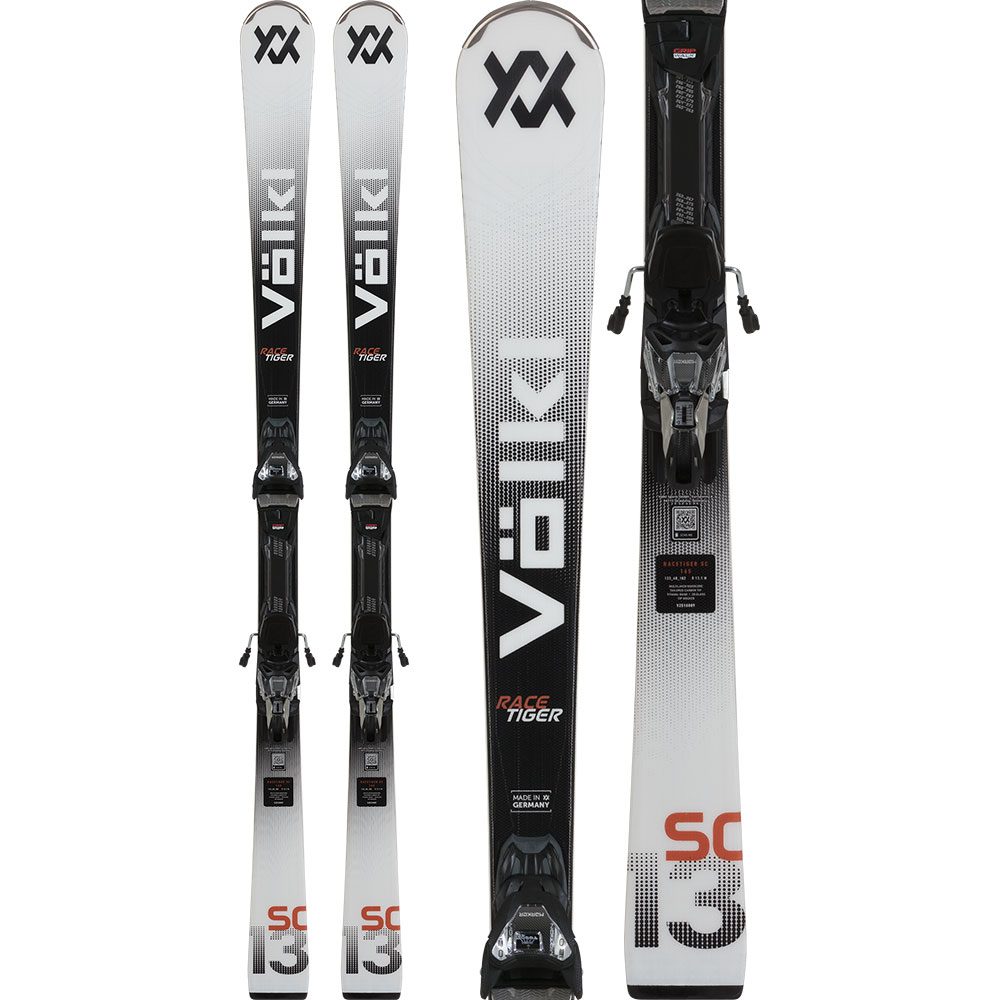 Völkl Racetiger SC White 25/26 Ski inkl. VMotion 10 GripWalk Bindung