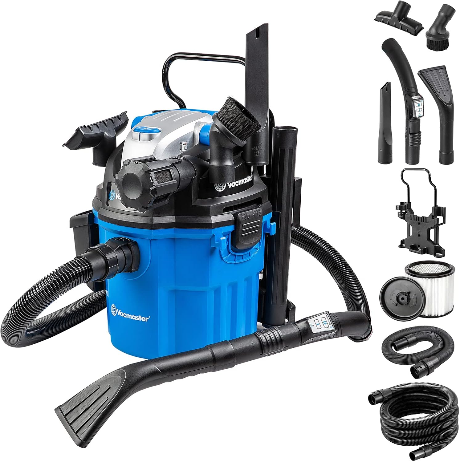 Vacmaster WM1518R 1500W 18L Nass Trockensauger für Zuhause,Küche,Teppich,Auto,Garten Blätter,Blasfunktion