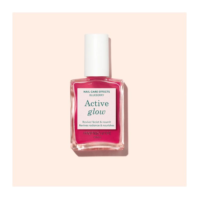 Vernis soin hydratant Active Glow Blueberry Manucurist 15ml