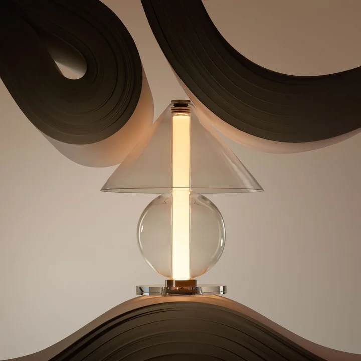 marset - Fragile LED Tischleuchte, translucent