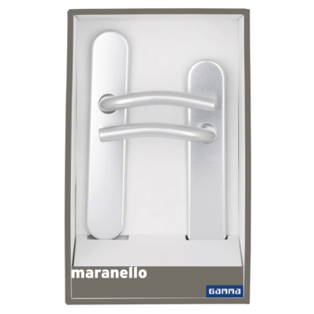 GAMMA deurkrukset Maranello langschild blind aluminium