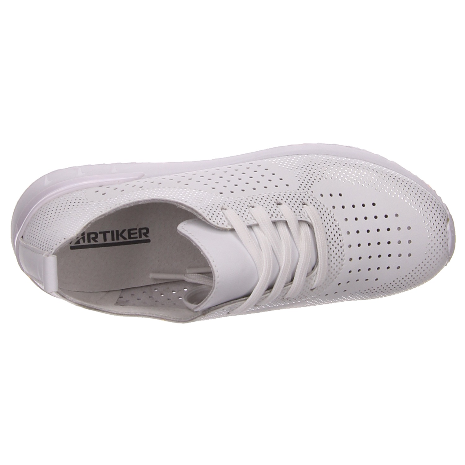 Artiker Halbschuh weiß weiss/weiss kombi