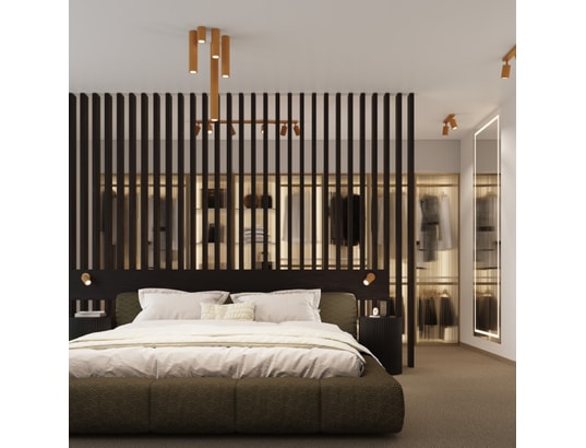 SOLLUX LIGHTING - Plafonnier karbon 4 or