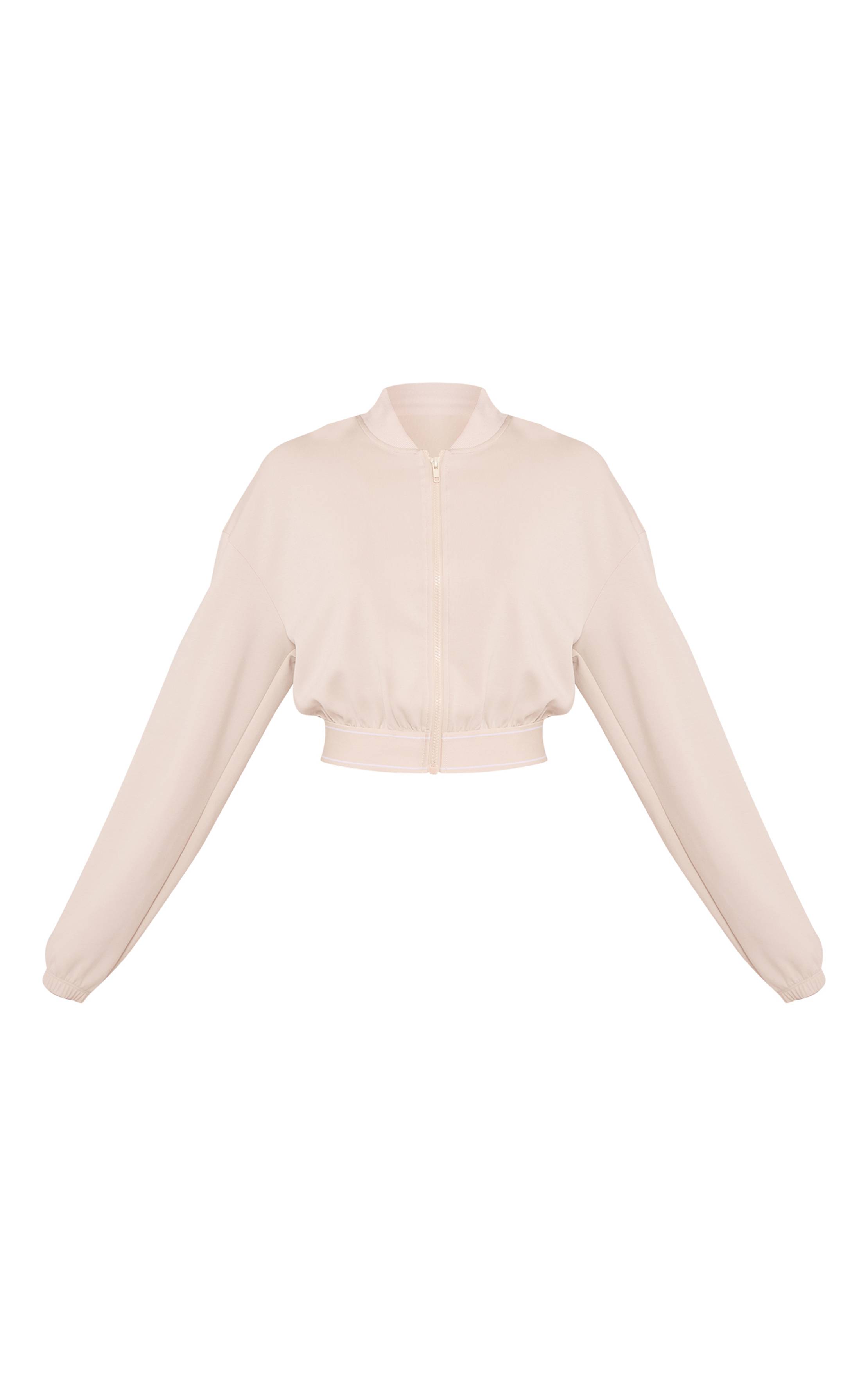 Avoine Veste Bomber Ultra Douce À Taille Élastiquée