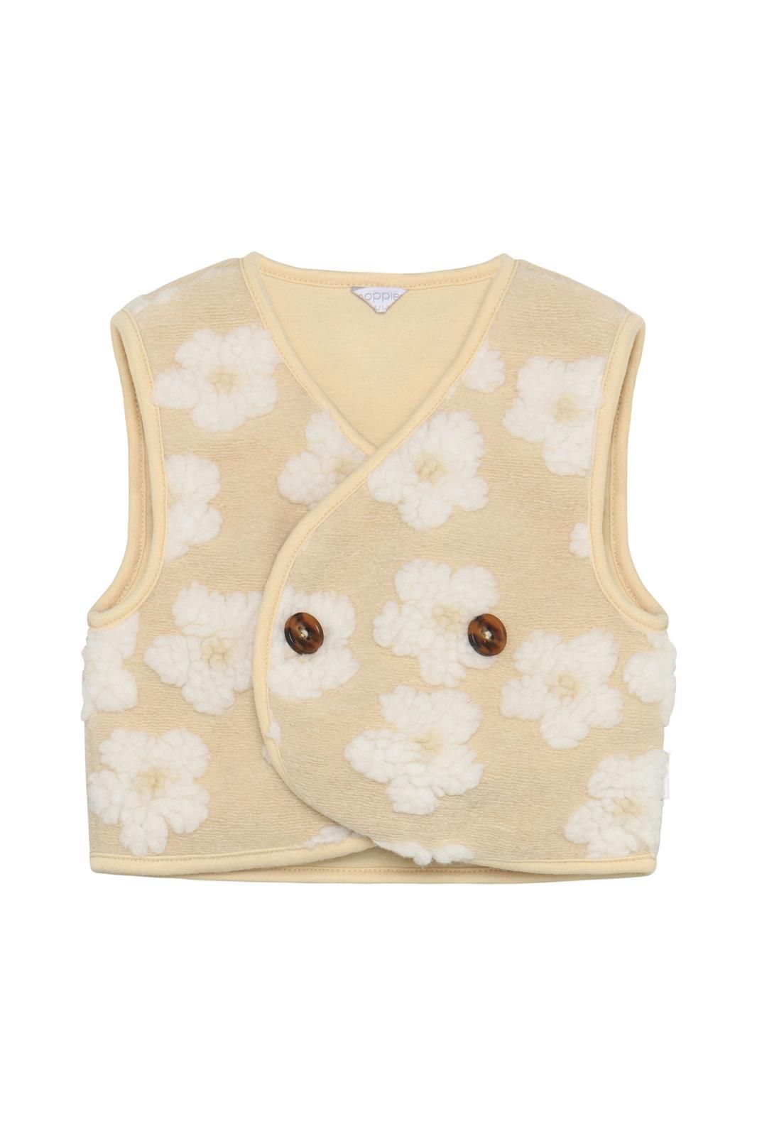 Noppies Baby Gilet Tanaina - Floral Pattern Pink