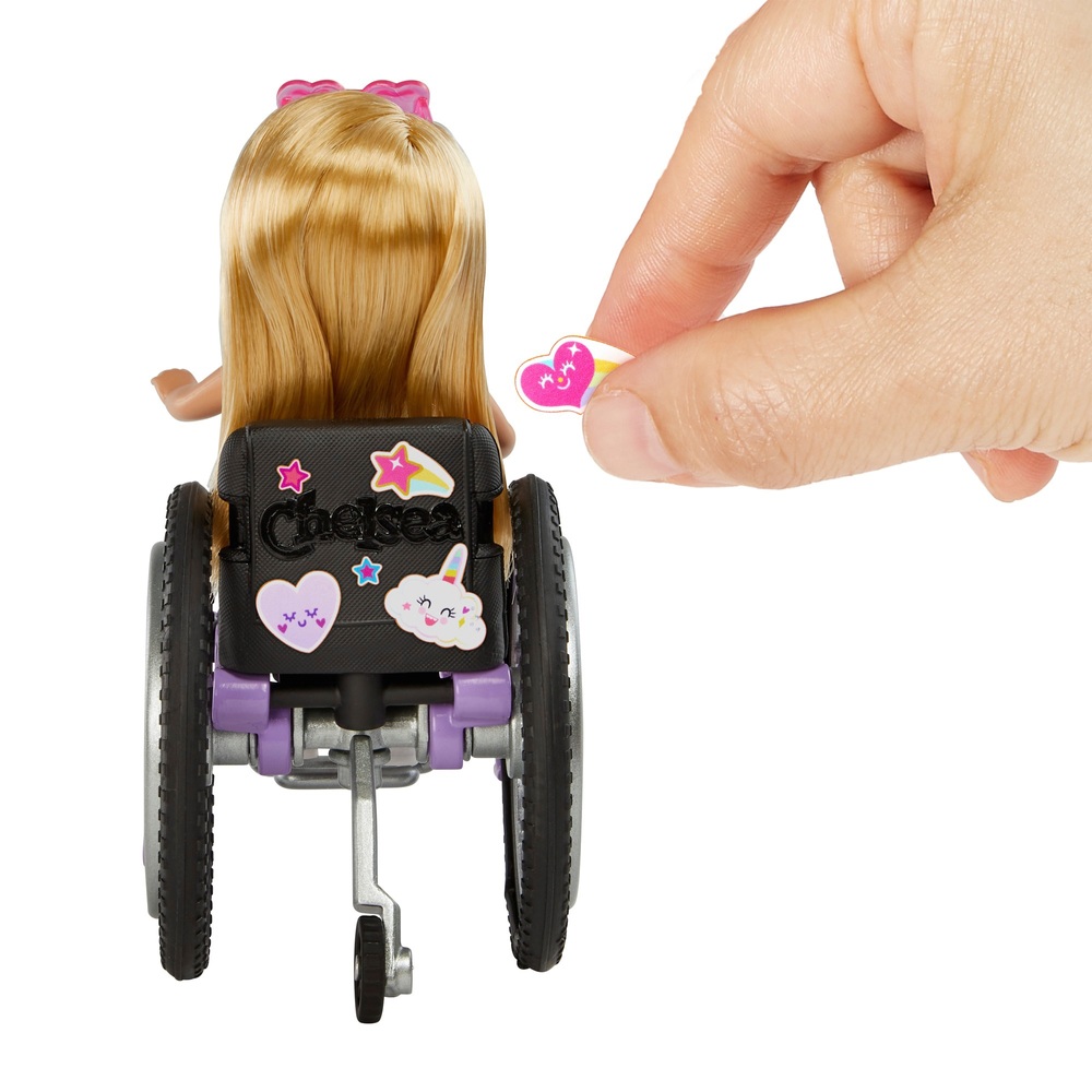 Barbie Chelsea Rollstuhlpuppe und Rampe