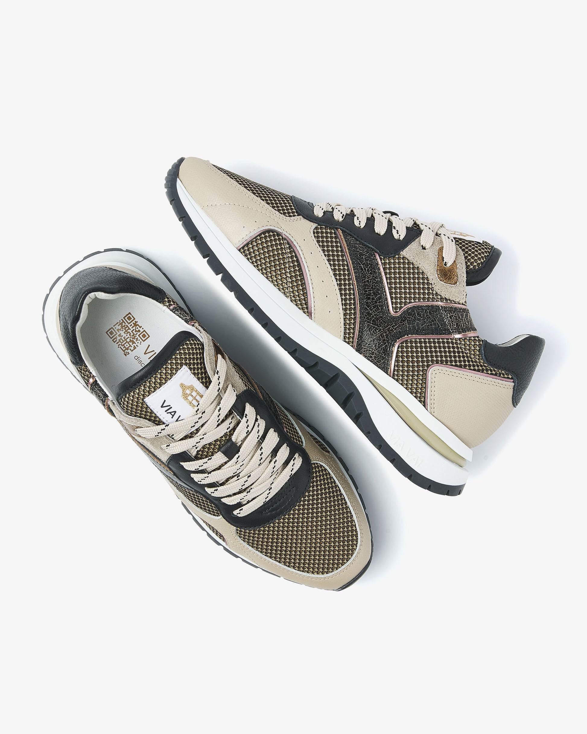 VIA VAI meerkleurige dames sneakers Usher Elliot