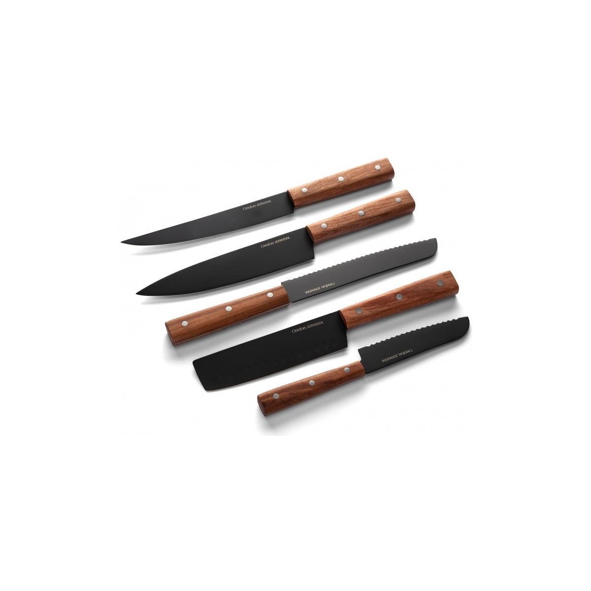 Orrefors Jernverk 5-pack Knivar Svart