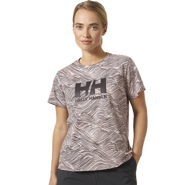 T-shirt HELLY HANSEN W HH LOGO T-SHIRT GRAPHIC 2.0 PINK CLOUD