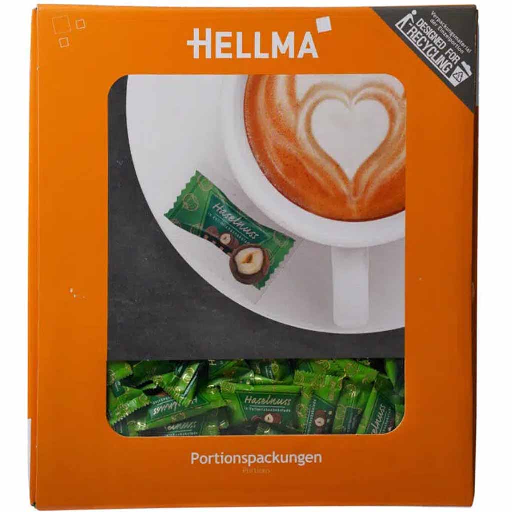 Hellma Haselnuss in Kakaohülle 380 Portionen 912g MHD:31.8.25
