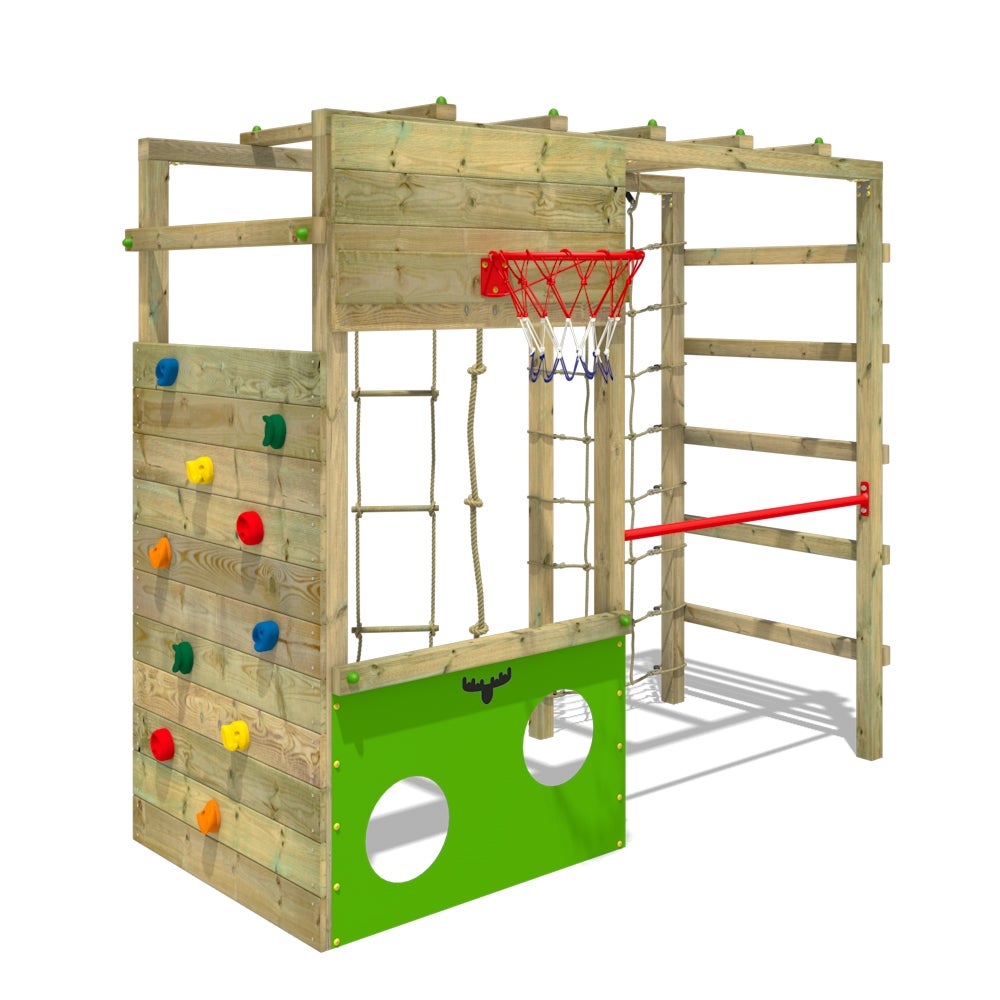 Fatmoose CleverClimber klimrek met klimwand en rekstok