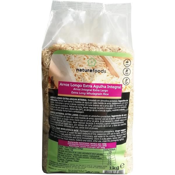 Arroz Extra Longo Agulha Integral