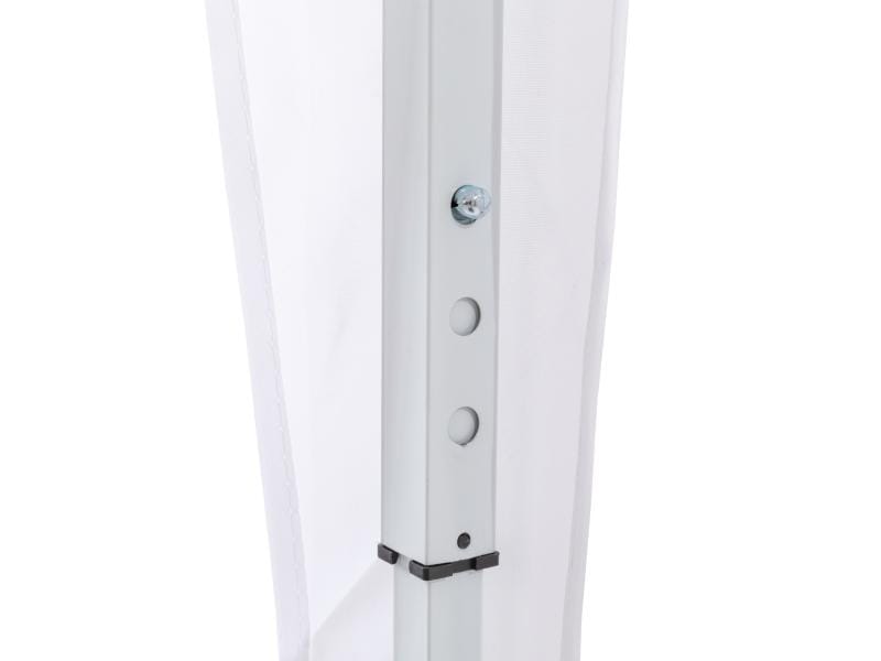 COCON Pavillon F00413, 3 x 3 m, faltbar, Weiss Schutz vor Sonneneinstrahlung und leichtem Nieselregen