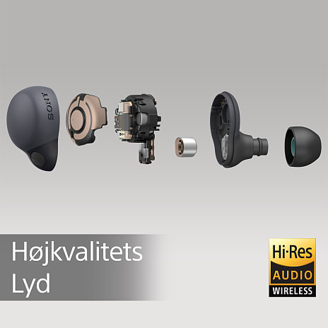 Sony WFLS900NB trådløse in-ear høretelefoner – sort