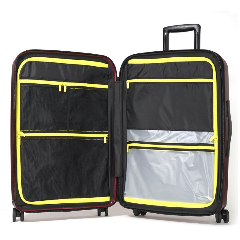 Valise rigide Pure mate Extensible 65cm Bordeaux