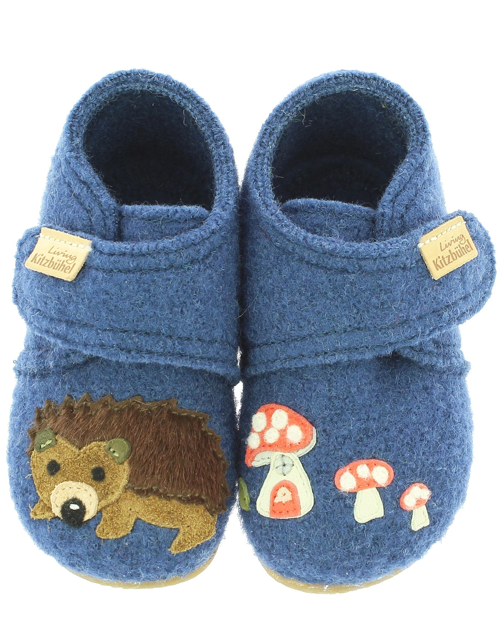 Klett-Hausschuhe IGEL & PILZ in midnight navy