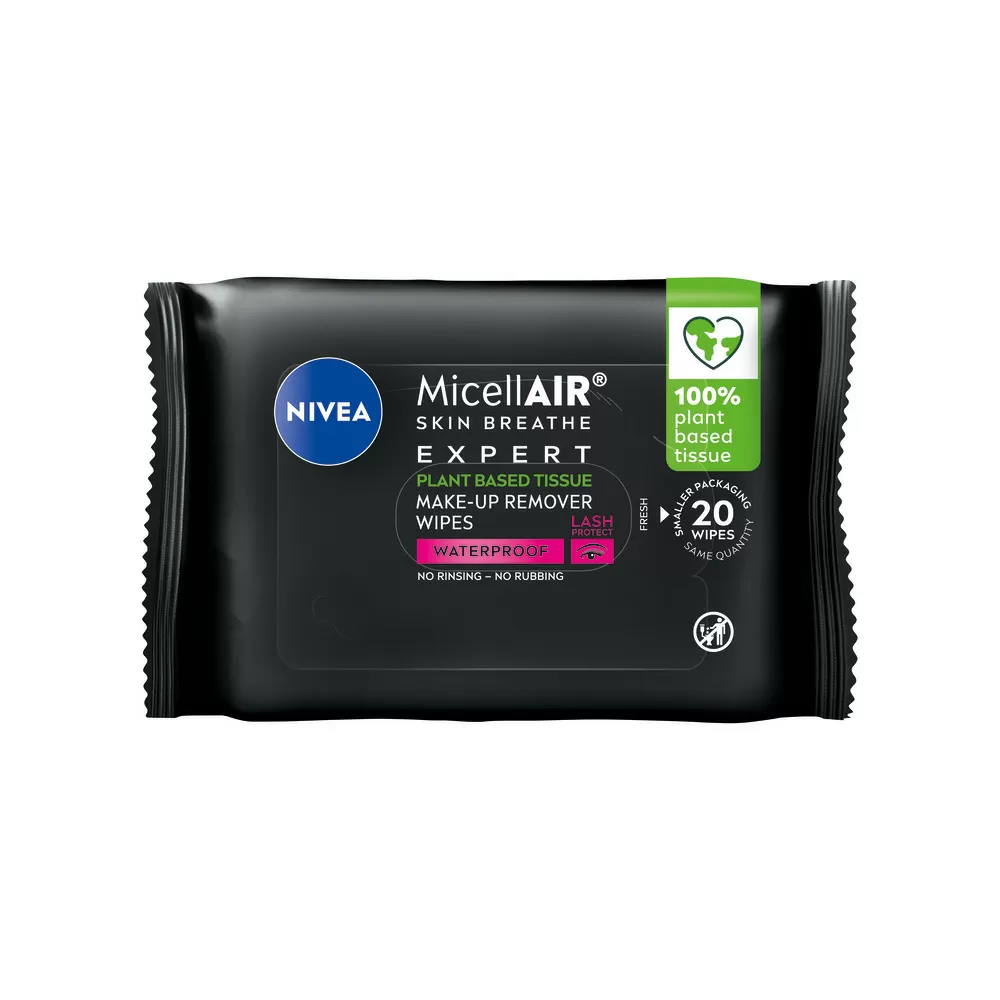 Nivea Micellair Expert Makeup Remover Wipes - 20 stk.