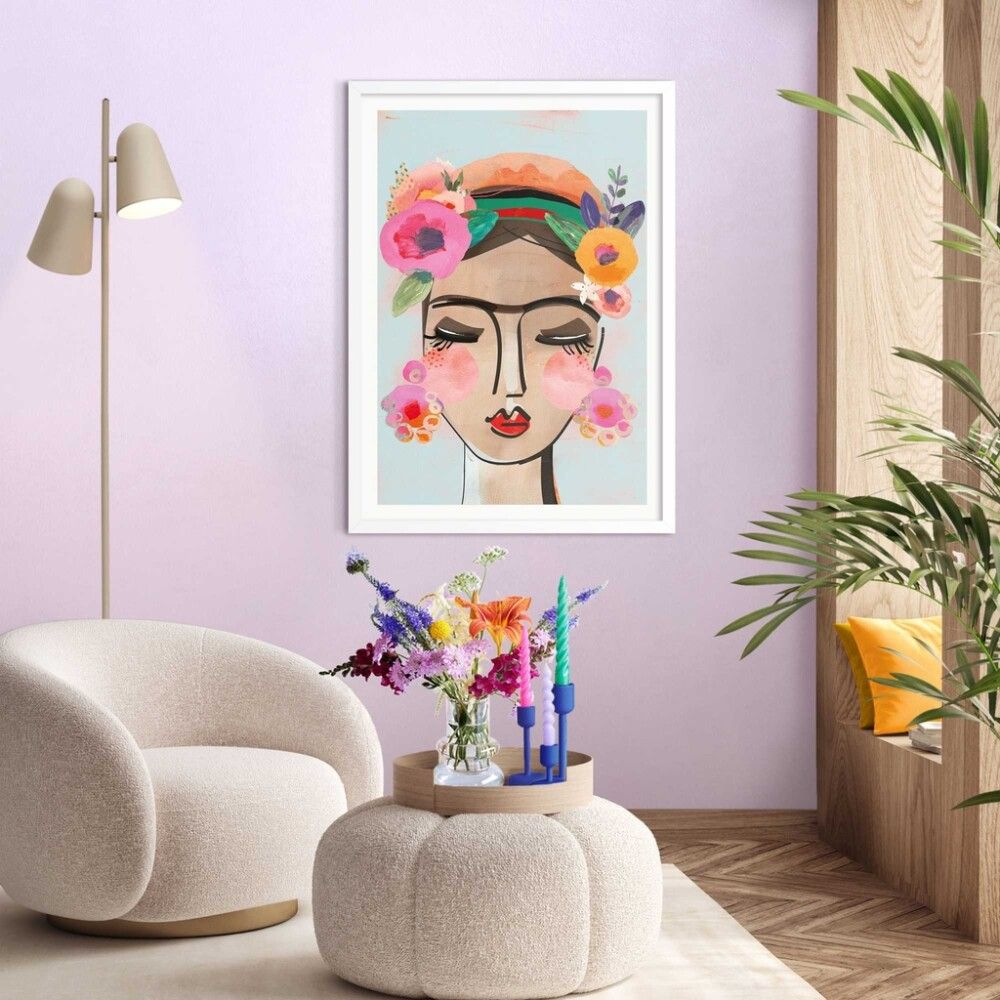 BILDE REINDERS COLOURFUL FACE 50X70CM