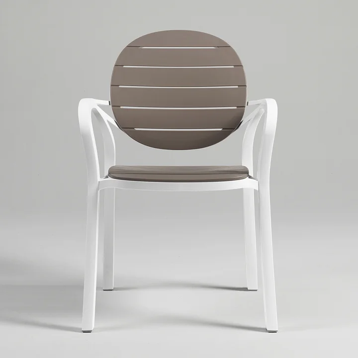 Nardi - Palma Armlehnenstuhl, bianco / bianco