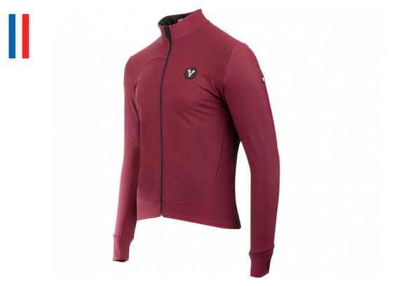 Maillot Manches Longues LeBram Allos Bordeaux Coupe Ajustée