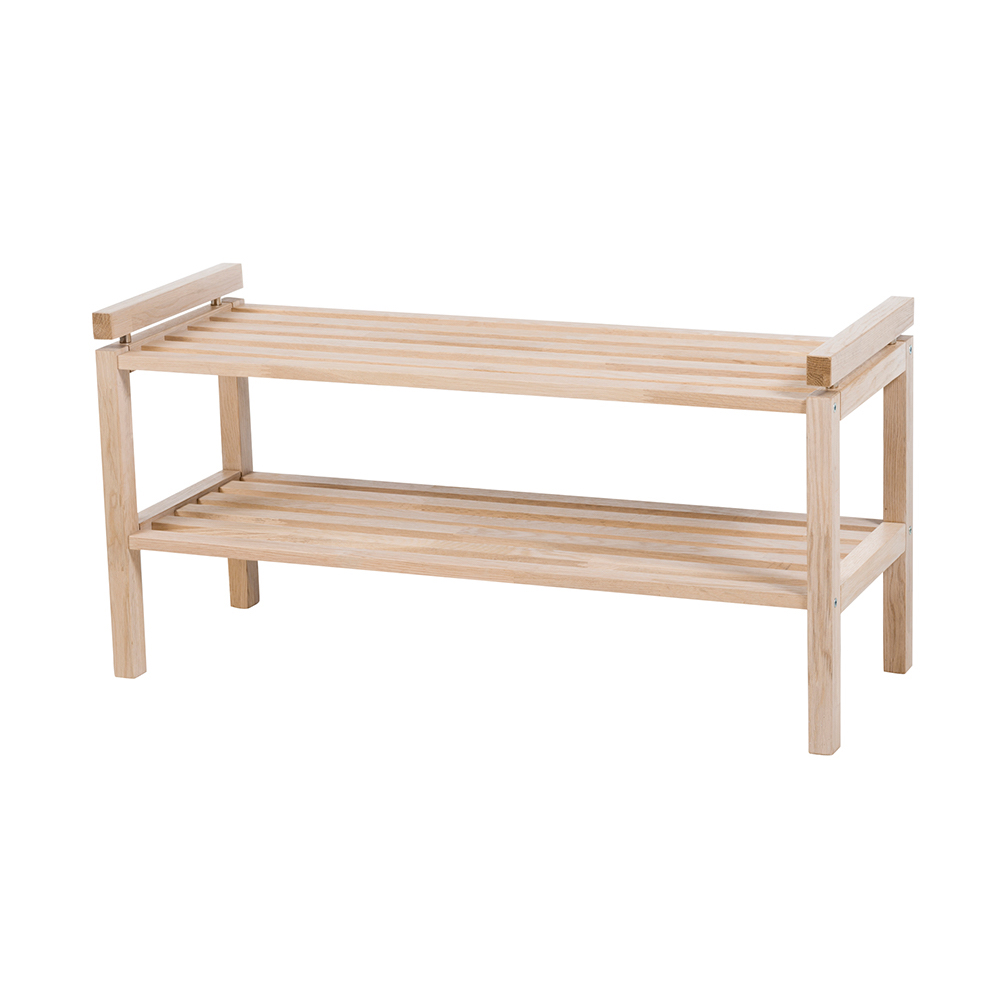 Schoenenrek Confetti hout Whitewash