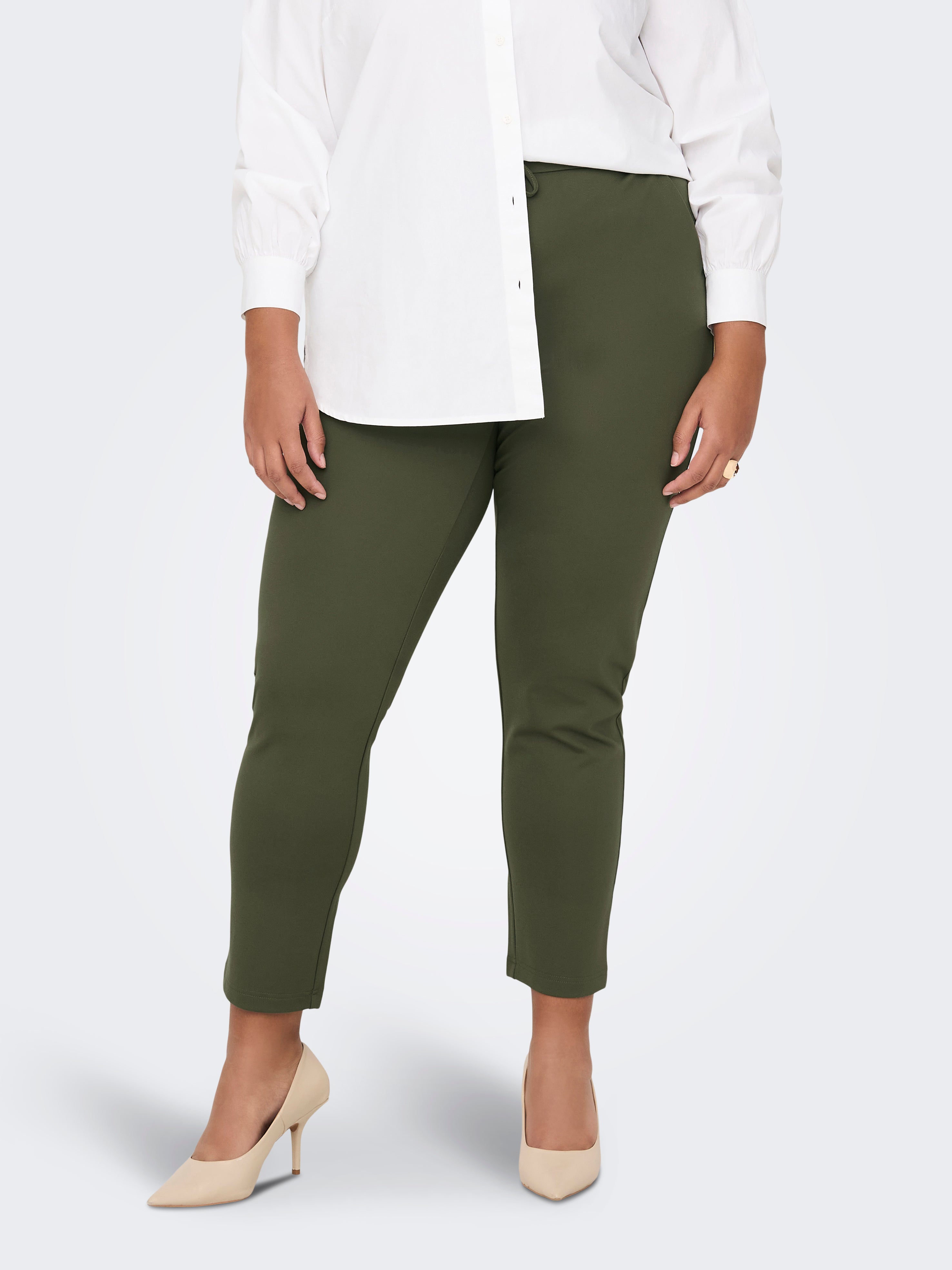 CARGOLDTRASH Mittlere Taille Normal geschnitten Hose Peat