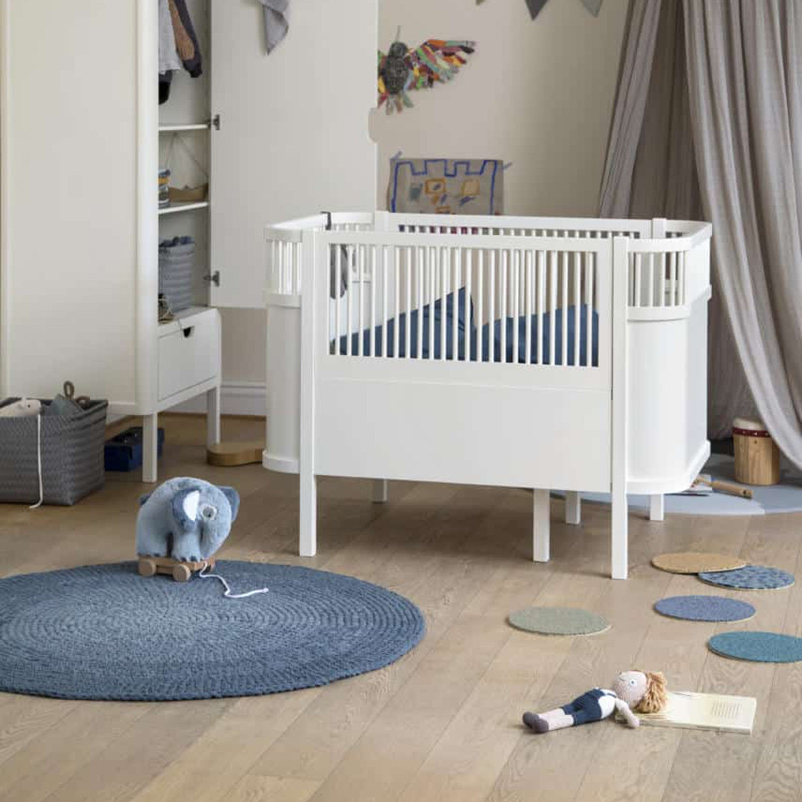 Baby & Juniorbett, classic white