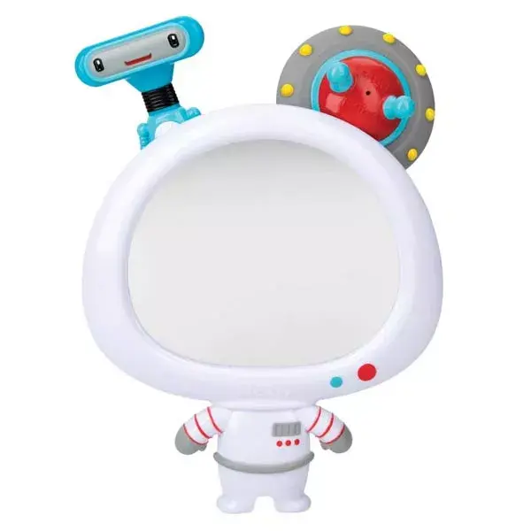 Conjunto de brinquedos de banho Nuby Astronauta com espelho + 12m